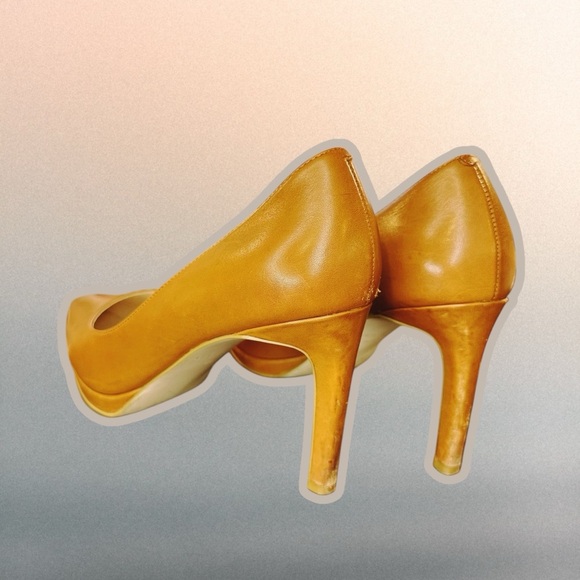 Cole Haan ‘Idala II’ Platform Pumps in “British Tanned Leather” Size 8.5 - Picture 9 of 13